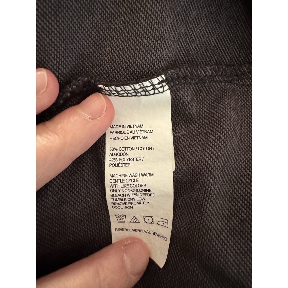Arrow Mens Polo Shirt Size M Black Classic Fit - Picture 5 of 6
